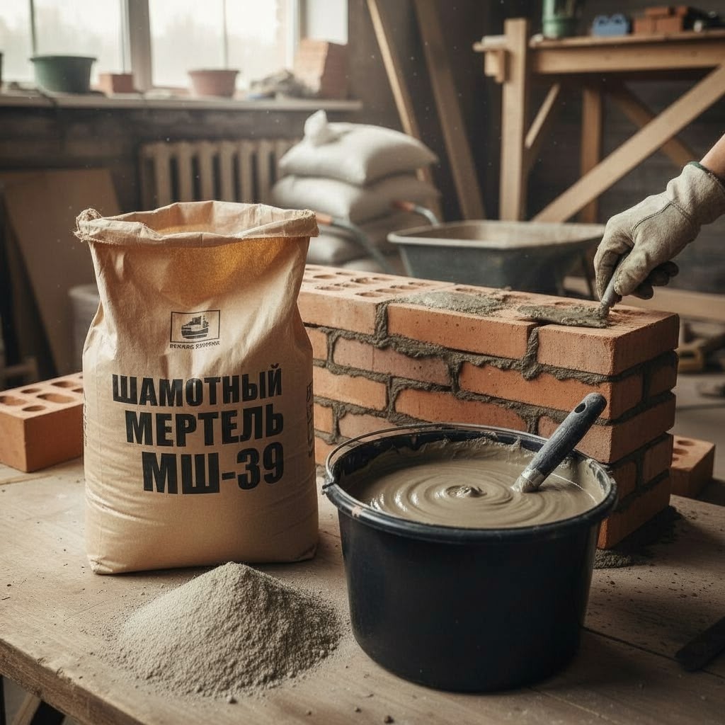 Мертель шамотный - что это такое, где использовать?