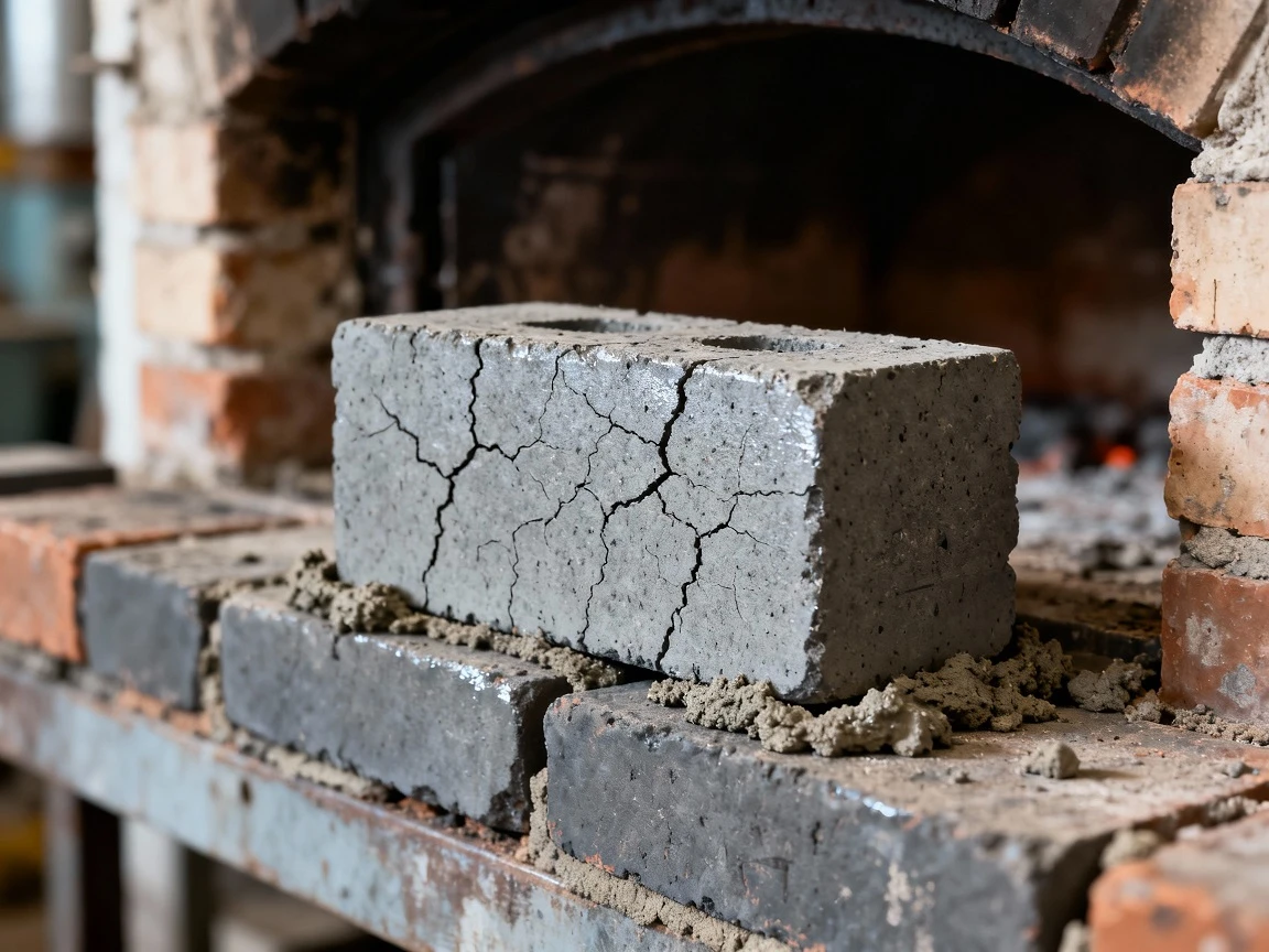 Почему цементно-песчаный раствор не подходит для кладки шамотного кирпича 