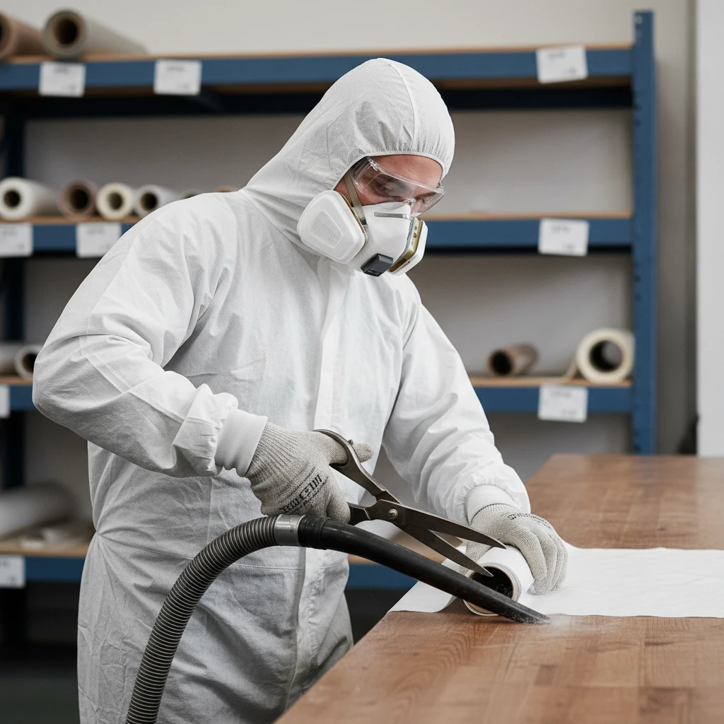 Безопасность при работе со стеклотканью